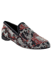Carica immagine nella Galleria, Wishdance Mocassino Viper Rosso Camoscio Nero