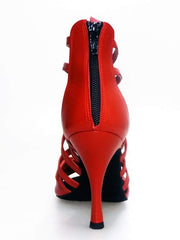 Carica immagine nella Galleria, Wishdance Sandalo alto da Donna in Pelle Rossa