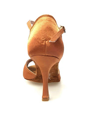 Carica immagine nella Galleria, Wishdance Scarpa Basica da donna in Raso Bronzo con cinturino singolo