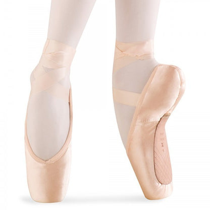 Scarpe da punta Bloch S0104 Alpha 3/4 per danza classica, livello avanzato, con suola 3/4, look professionale e design elegante