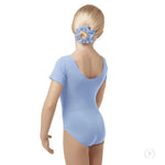 Load image into Gallery viewer, LANA (1043RD) - Body Danza Classica Mezza MLanica da Bambina Cotton Lycra Bielastica con Pettorina Antisudore
