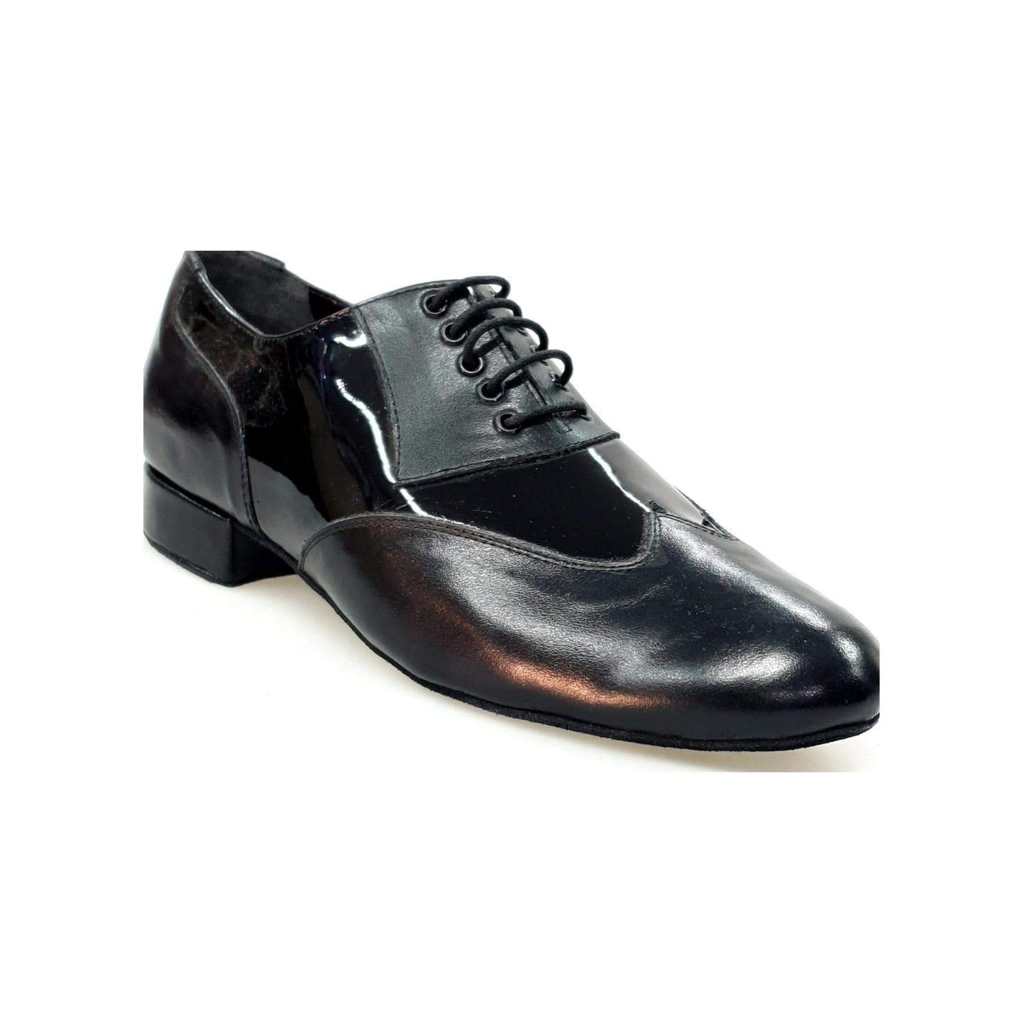 Scarpe stringate COTISO 108N Wish Dance Shop in pelle e vernice nera, modella Oxford con dettagli eleganti in pelle lucida.