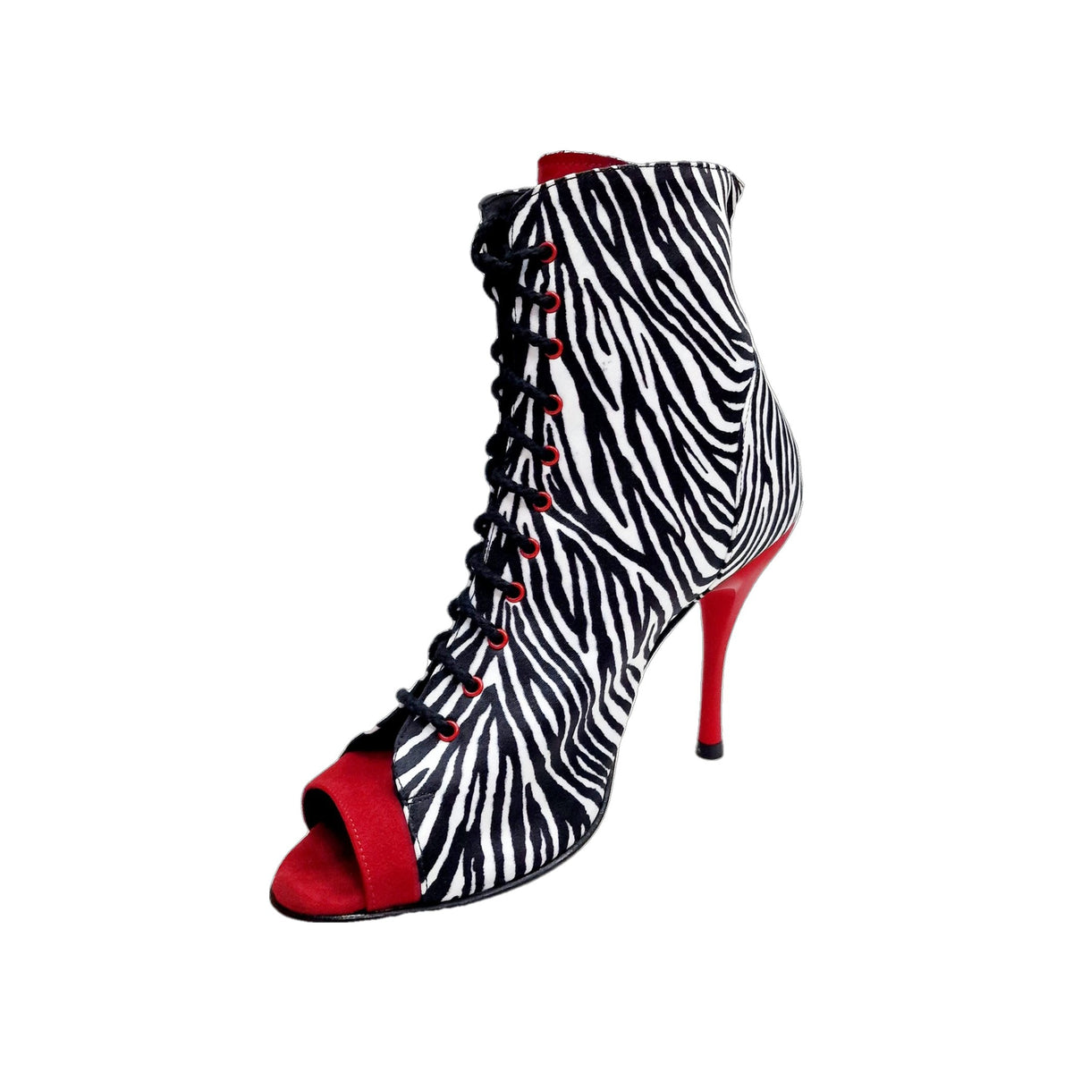 Mezzo Stivaletto ALEXIS Zebra Wish Dance, rosso, dettaglio chiusura