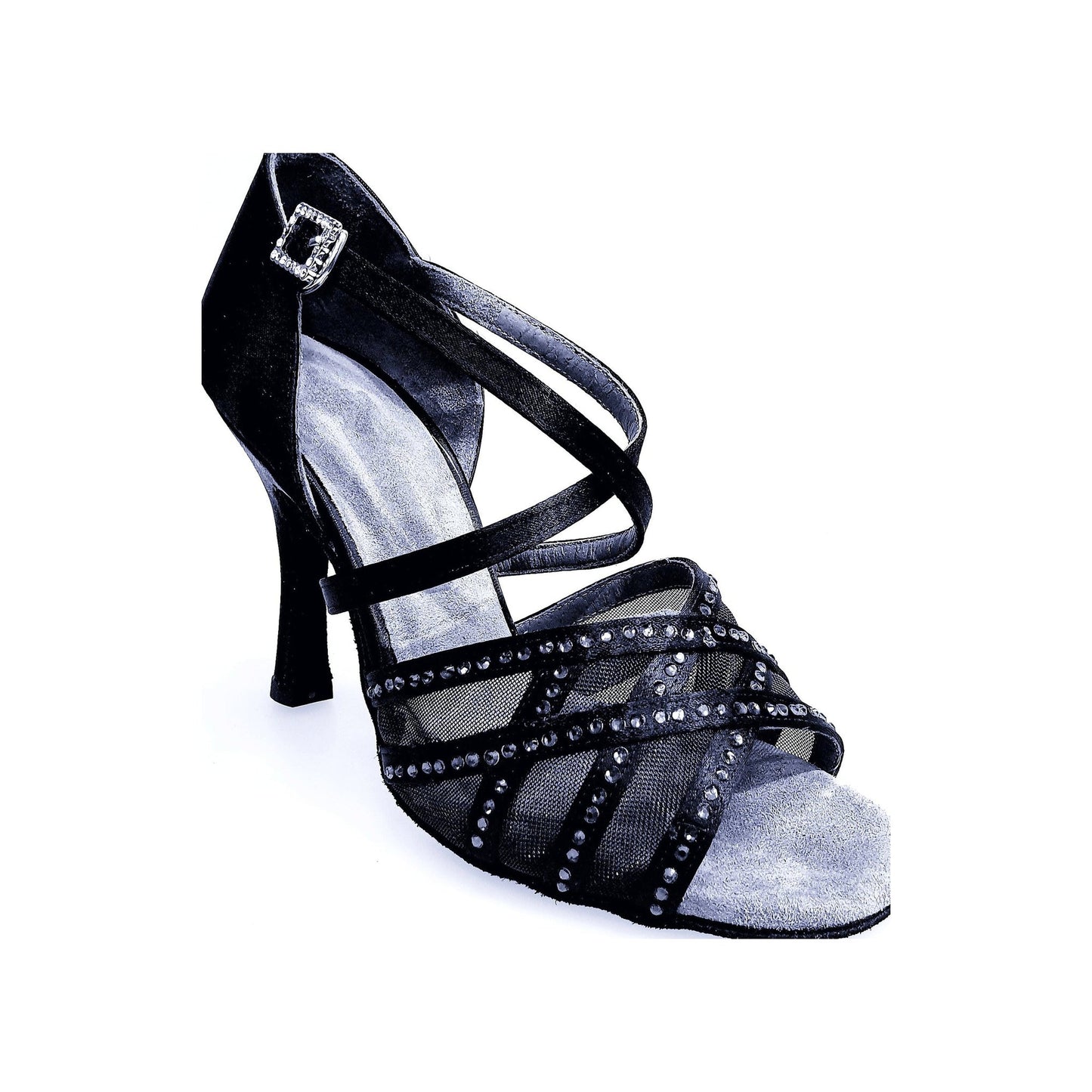Scarpa da Donna Raso Nero Brigitte QC Wish Dance, vista laterale