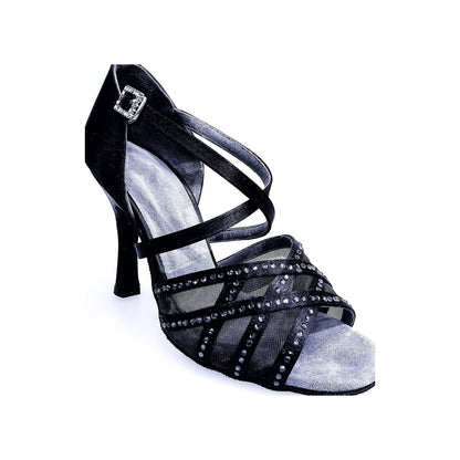 Scarpa da Donna Raso Nero Brigitte QC Wish Dance, vista laterale
