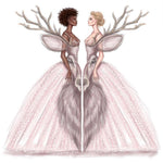 Carica immagine nella Galleria, ALESSIA Superb (L1) - Scarpa da Ballo in Raso Seta Rosa Fuxia con Swarovski Boreali e Tacco a Rocchetto
