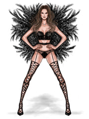 Carica immagine nella Galleria, ALEXIS Black (Art. 132) - Mezzo Stivaletto con Zip in Camoscio Nero Tacco a Stiletto Squadrato sottile in Alluminio  Smaltato Nero
