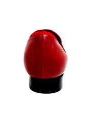 Load image into Gallery viewer, MEXICAN MS21 - Mocassino Uomo Tessuto Fantasie Messicane tallone pelle Rossa Tacco in Legno
