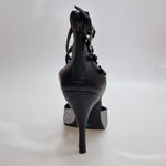 Carica immagine nella Galleria, (779F) - Scarpa da Donna in Multicolor Boreale Silver con Tallone in Pelle Nera
