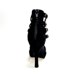 Load image into Gallery viewer, (779F) - Woman&#39;s Shoe in Black Suede with Plateau
