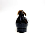 Load image into Gallery viewer, ADOLFO (811F Chicago Forata) - Stringata a Coda di Rondine Mod. Oxford Profili Forati in Vernice Nera e Vernice Bianca
