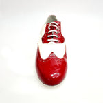 Load image into Gallery viewer, Samuel (Movida by WISH DANCE) (MS14) - Scarpa da Uomo Vernice Rossa e Vernice Bianca Coda di Rondine Tonda 5006
