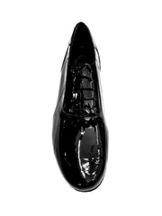 Load image into Gallery viewer, Bogart (006V) - Scarpa da Uomo Stringata Chiusura Mod. Oxford in Vernice Nera Totale e Tacco in Legno
