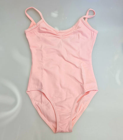 Body danza classica da bambina Wish Dance Shop in cotone bielastico, modellante, traspirante con bretellina sottile e pettorina antisudore