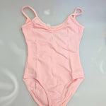 Load image into Gallery viewer, DESIRE RD/NA - Body Danza Classica da Bambina in Cotone Bielastico Modellante Bretellina sottile Traspirante con Pettorina interna antisudore
