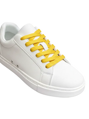 Load image into Gallery viewer, Suprema White Black Vortex (FCE) - Sneaker Ecopelle Totale Bianca materiale Vegan confort Light Flex Suola in Gommina e Resina Tecnica Cerchi Neri Pivot