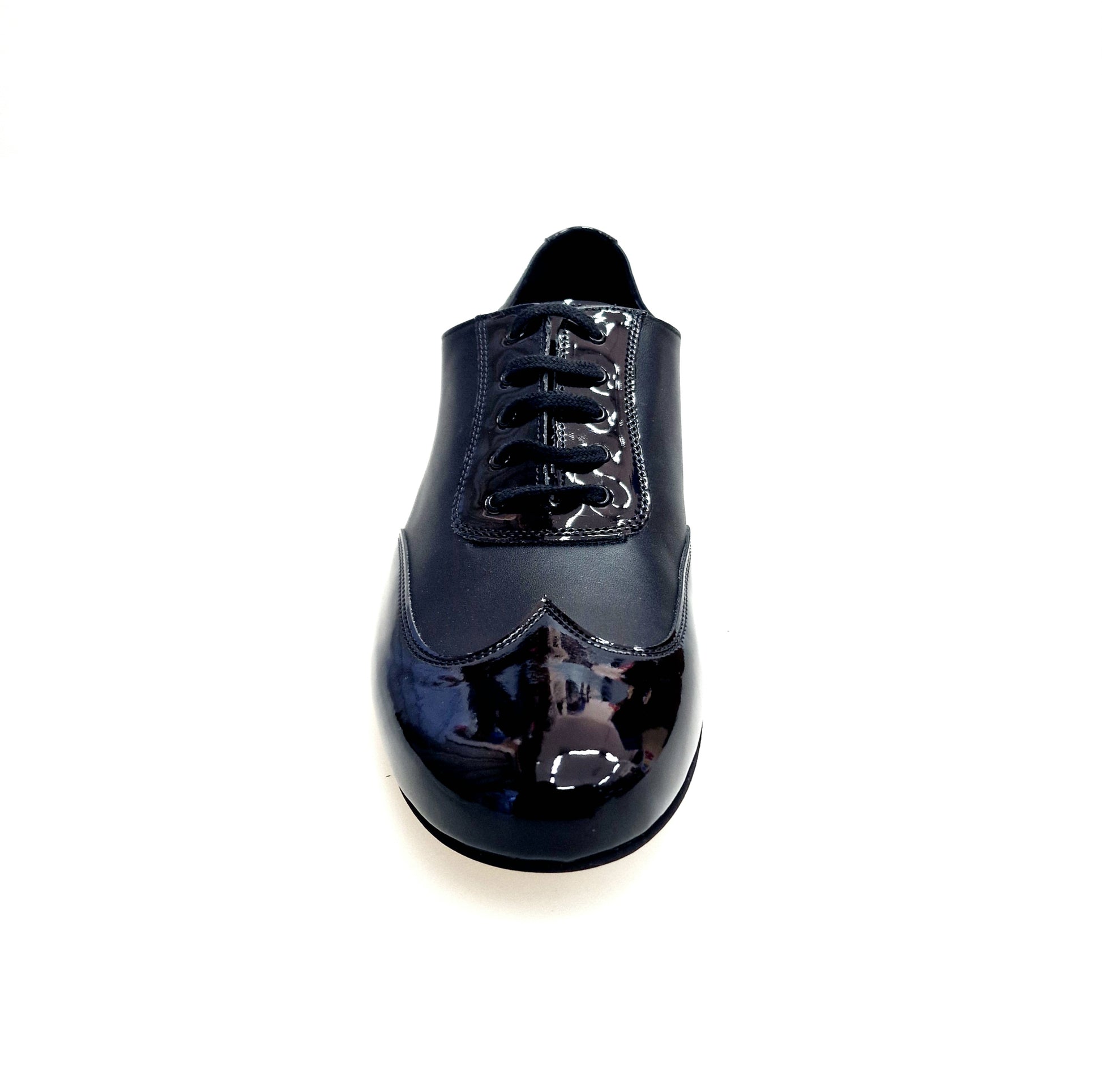 Scarpa uomo Wish Dance Shop Arthur 870 LD Fo/Nu, stringata oxford in vernice e pelle nera, dettagli eleganti e rifiniti