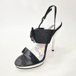 Carica immagine nella Galleria, DEMY Plt (Black F99) - Sandalo con Plateau tacco a Spillo Largo
