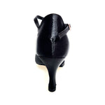 Load image into Gallery viewer, Ely QA (32QA) - Scarpa da Donna in Raso Seta Nero Cinturino Singolo alla Caviglia e Tacco a Rocchetto
