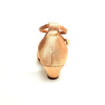 Load image into Gallery viewer, Andromeda QB (45QB) - Women&#39;s Basic Shoe in Satin Silk Nude with 5 Straps without Net and Double Ankle Strap Spool Heel
