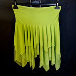 Carica immagine nella Galleria, DANILA - Gonna a Punte Tagliata a Mano libera doppio Tessuto Microfibra Bielastica e Tulle Bielastico Tono su Tono
