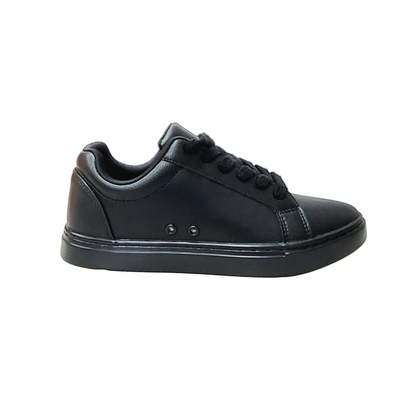 Sneakers Wish Dance Shop Suprema Black Red Vortex in ecopelle nera, suola in gomma e caucciù, dettagli rossi e design comodo.
