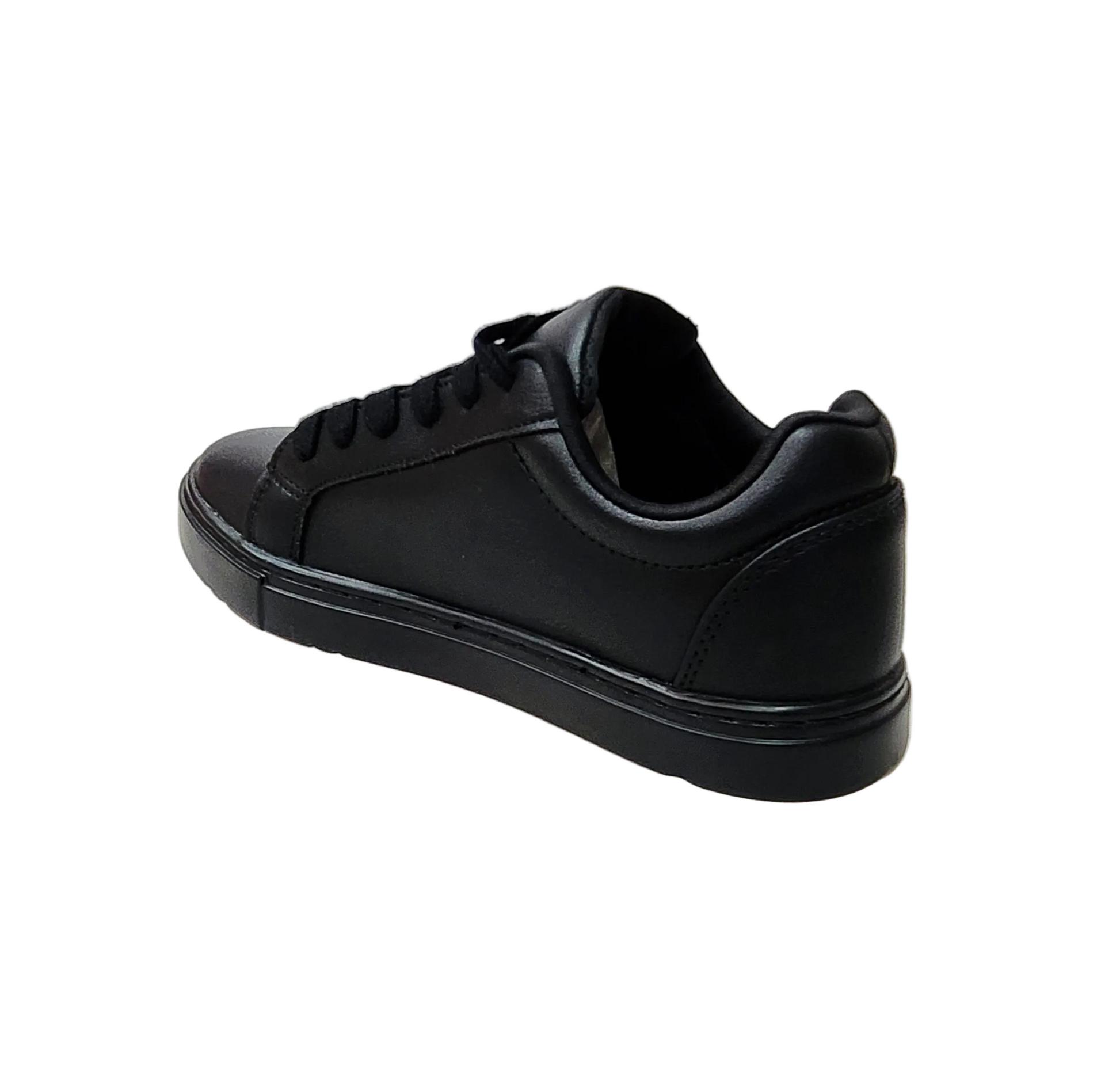 Sneaker ecopelle nera Suprema Black Red Vortex (FCE) con suola in gomma e caucciù, design resistente e comfort leggero.
