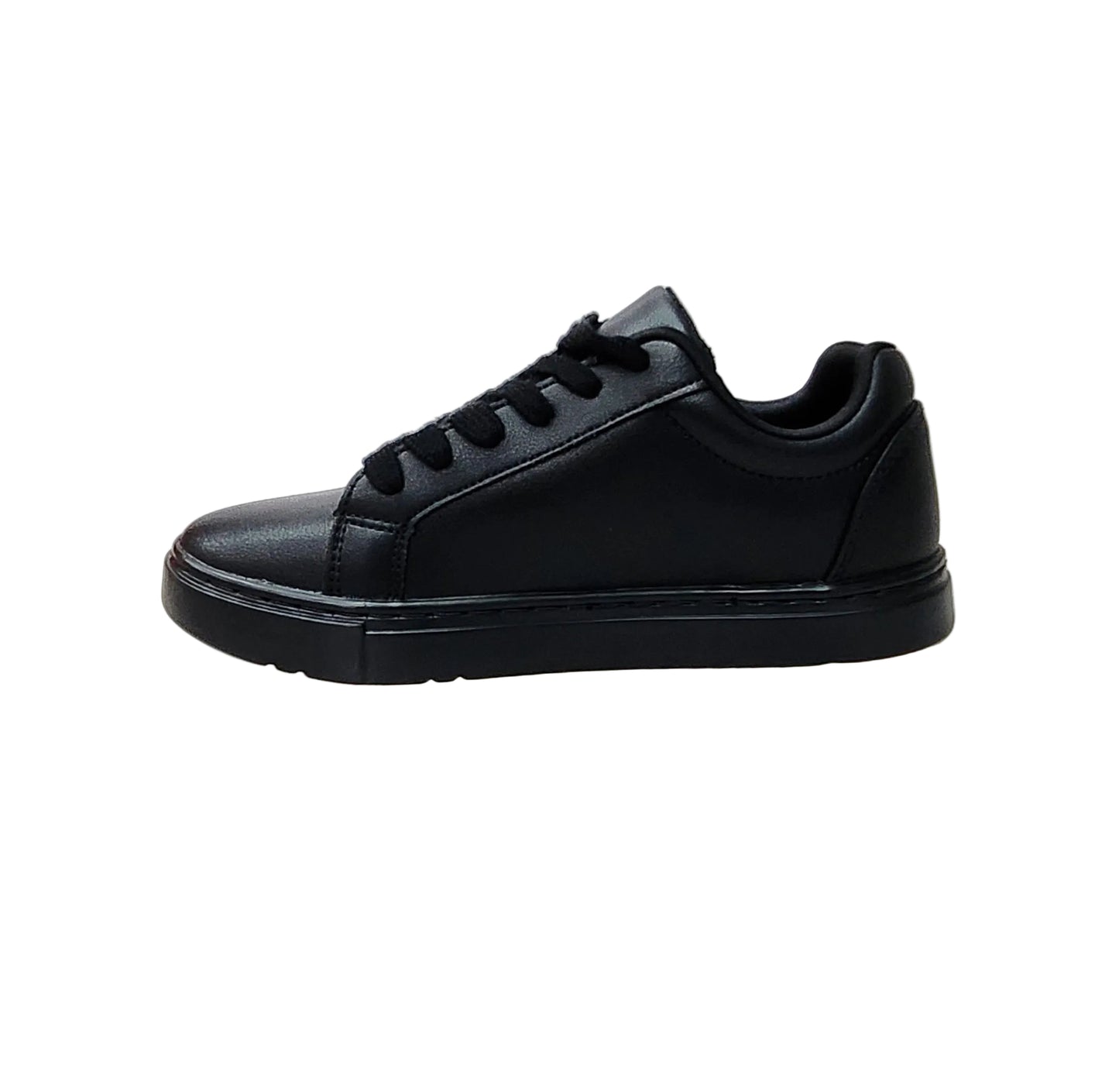 Sneaker ecopelle nera Suprema Black Red Vortex (FCE) con dettagli rossi, suola in gomma e caucciù, comfort leggero e design sportivo.