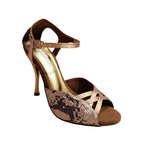 Load image into Gallery viewer, Morgane Scarlett (691) - Sandalo da Donna in Camoscio Rosso con Fascette in Camoscio Rosso e Tacco a Spillo Smaltato Rosso Effetto Gommato
