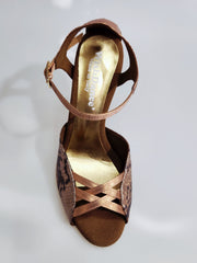 Load image into Gallery viewer, Morgane Scarlett (691) - Sandalo da Donna in Camoscio Rosso con Fascette in Camoscio Rosso e Tacco a Spillo Smaltato Rosso Effetto Gommato
