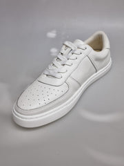 Load image into Gallery viewer, THOR (L0701FCE) - Sneaker in Ecopelle Vegan Suola Bianca in Gommina e Resina Tecnica Cerchi Neri