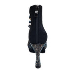 Carica immagine nella Galleria, KARINA Dreams (LP7/R1006) - Sandalo a Tronchetto con Plateau Da Donna in Morbido Simil Camoscio  Con Strass Boreali con Plateau Flex e Tacco a Rocchetto
