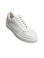 Load image into Gallery viewer, MIKI White (SK2) - Sneaker in Pelle Bianca Fori Traspiranti Foderata in tessuto antisudore traspirante sottopiede confort plus con Suola in Lattice Bianca