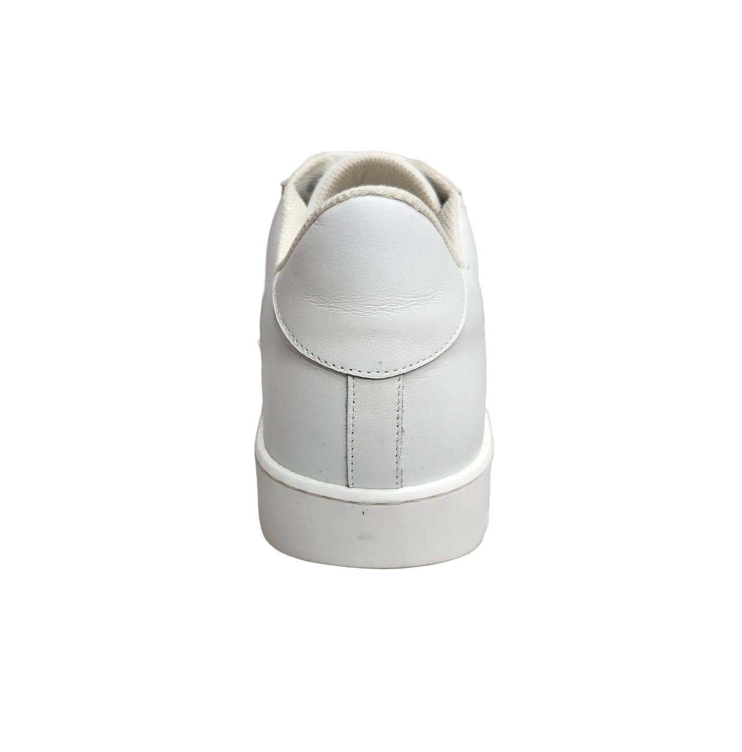 Sneaker Wish Dance Shop MIKI White in pelle bianca con fori traspiranti, sottopiede comfort plus e suola in lattice bianca.