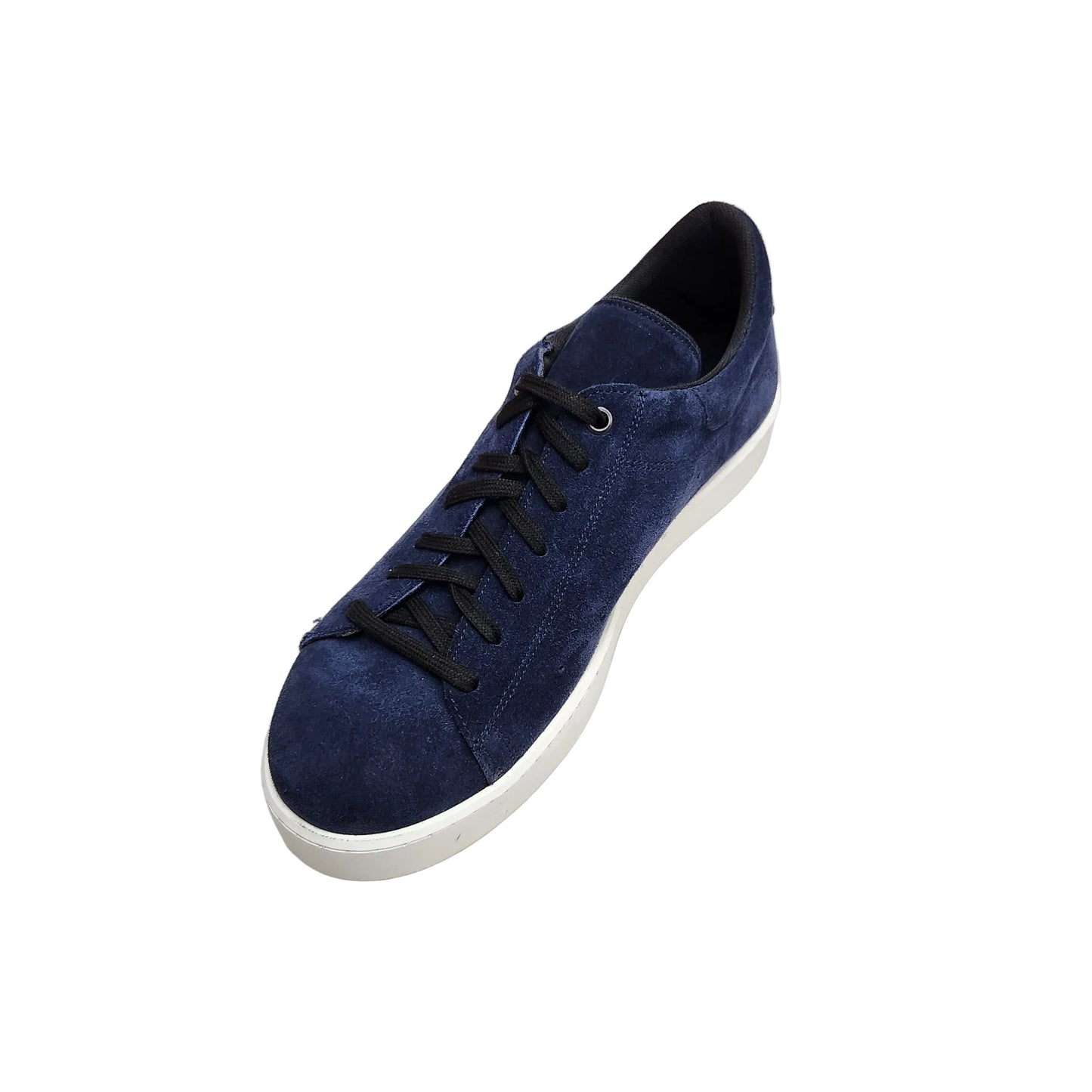 Sneaker NIKOLAS SK5 in vero camoscio blu notte con suola microfibra, lattice bianco e interni traspiranti.