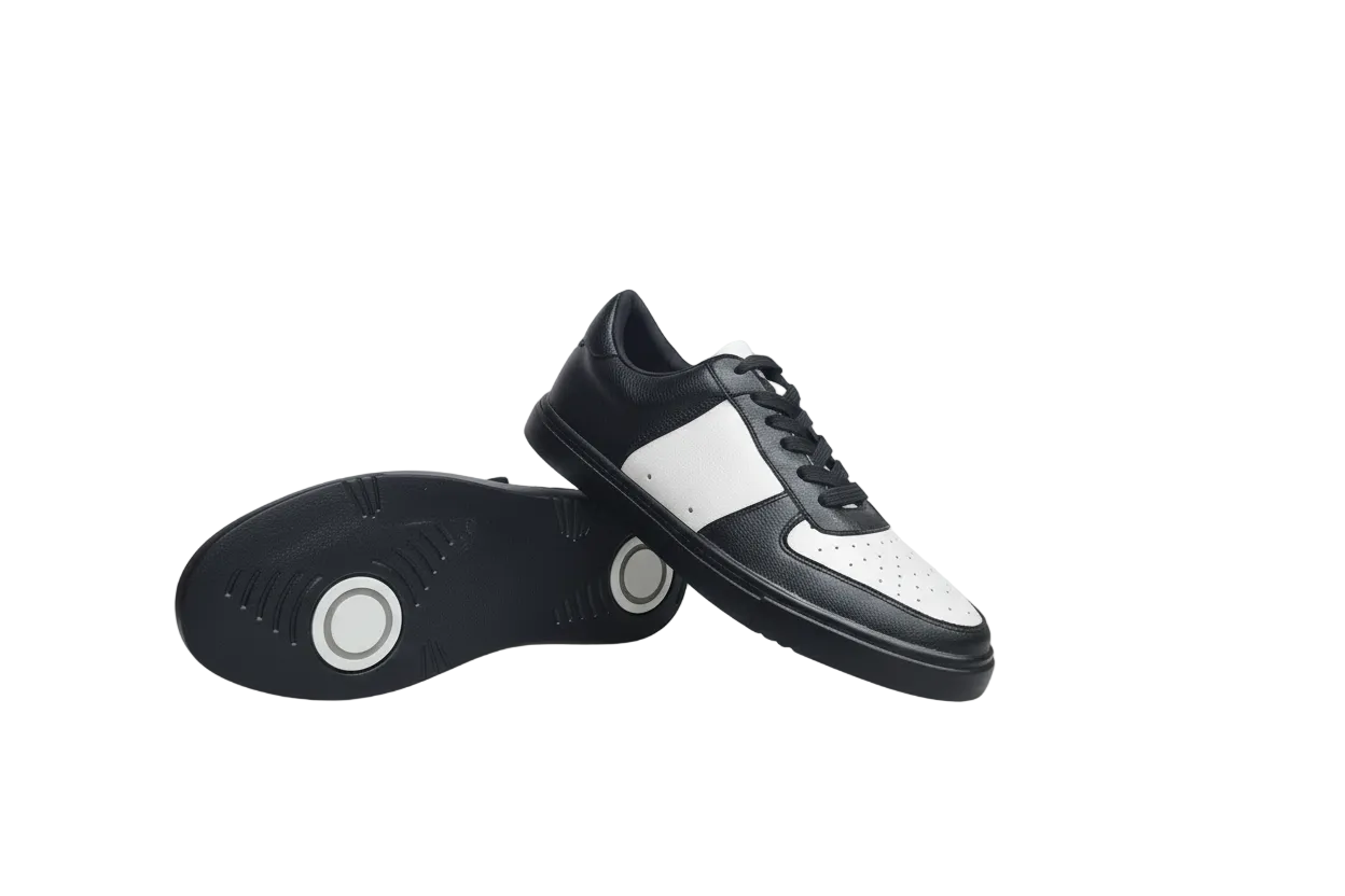 Scarpa da donna in camoscio nero con plateau e tacco a spillo, design elegante e confortevole, marca Wish Dance Shop.