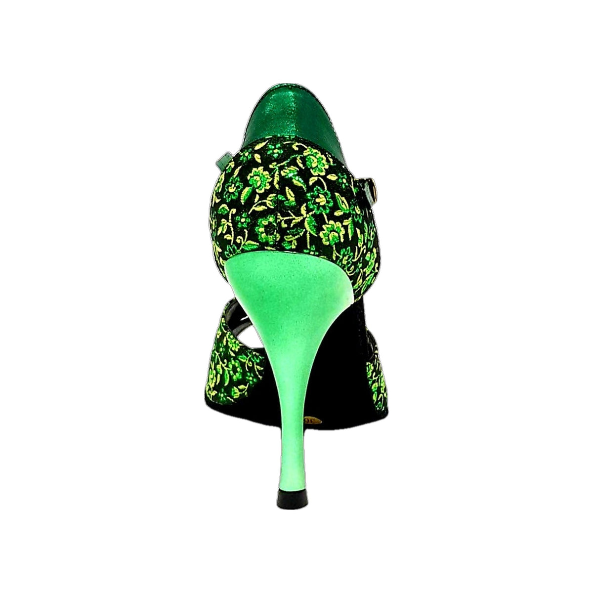 Sandalo da donna Kate Verde Chiaro Marisa (588) con cinturino e suola in gomma, scarpa elegante Wish Dance Shop