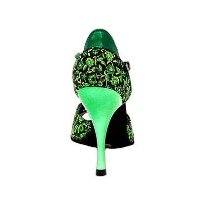 Sandalo da donna Kate Verde Chiaro Marisa (588) con cinturino e suola in gomma, scarpa elegante Wish Dance Shop