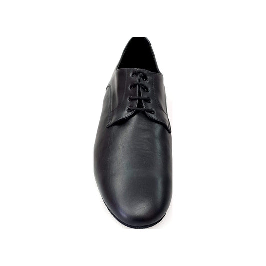 Scarpa Derby uomo Wish Dance Shop in pelle nera con suola flessibile e dettagli classici, comoda e elegante.