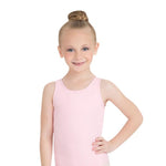 Load image into Gallery viewer, ODILE (RD) - Body Danza Classica da Bambina in Cotone Bielastico Modellante Canotta Bretella Larga
