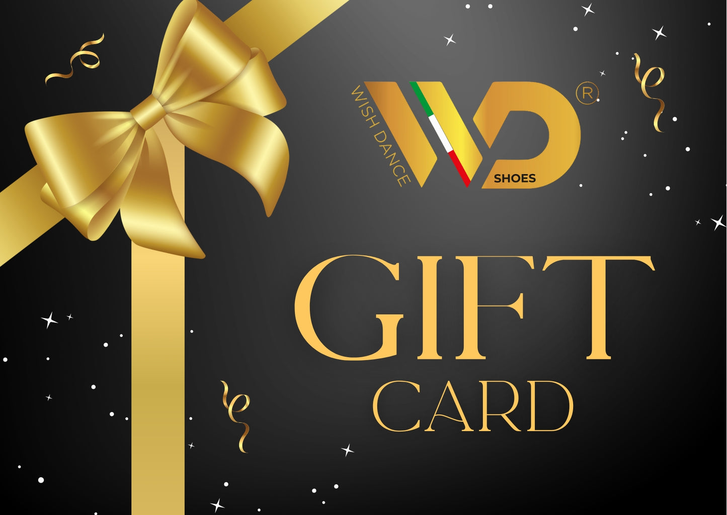 Buono regalo Wish Dance, buon regalo per ballare e divertirsi con la carta regalo Wish Dance Shop, elegante e colorata.