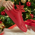 Carica immagine nella Galleria, Ataca Vortice (FCE) - Sneaker Ecopelle Totale Rossa materiale Vegan confort Light Flex Suola Rossa in Gommina e Resina Tecnica Cerchi Neri
