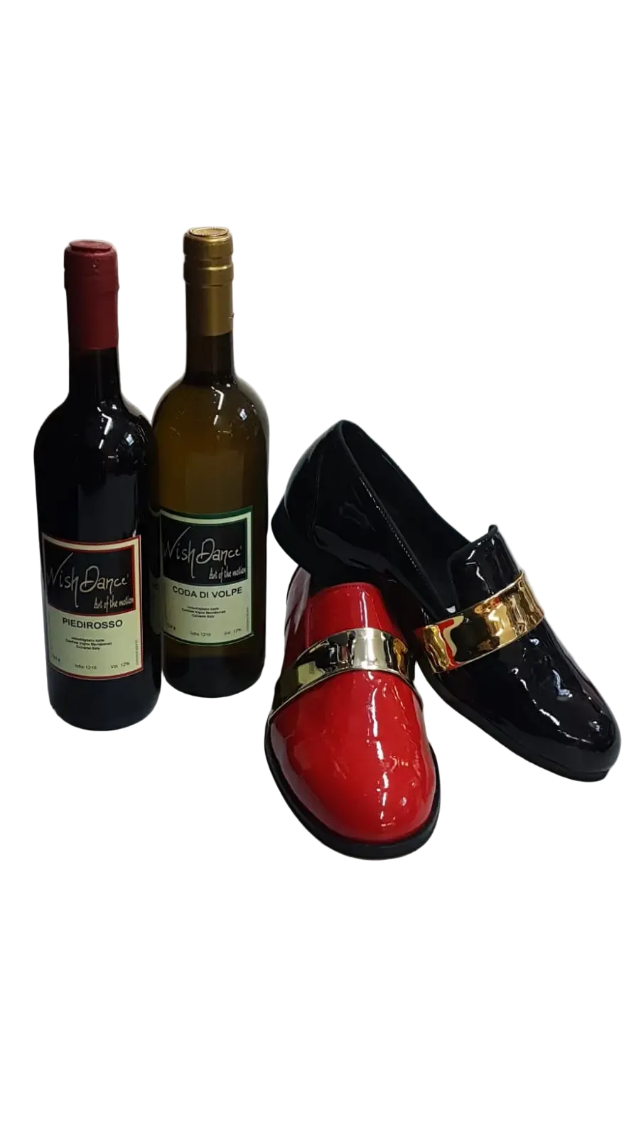 Mocassino in Vernice Bianca con Fascia Oro, Foderato in Vera Pelle Italiana / White Patent Leather Moccasin with Gold Strap, Genuine Italian Leather Lining