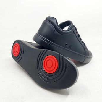 Ataca Suprema Vortice (FCE) - Sneaker Ecopelle Totale Nera materiale Vegan confort Light Flex Suola in Gommina e Resina Tecnica