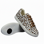 Load image into Gallery viewer, Ataca Vortice (FCE) - Sneaker in Tessuto Leopardo Bianco Suola Bianca in Gommina e Resina Tecnica Cerchi Neri
