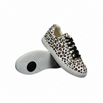 Load image into Gallery viewer, Ataca Suprema Vortice (FCE) - Sneaker in Tessuto Leopardo Bianco Suola Bianca in Gommina e Resina Tecnica
