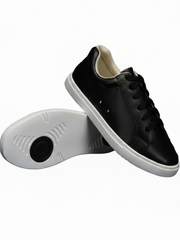 Load image into Gallery viewer, Ataca Suprema Vortice (FCE) - Sneaker Ecopelle Totale Nera materiale Vegan confort Light Flex Suola Bianca in Gommina e Resina Tecnica
