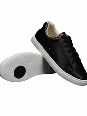 Load image into Gallery viewer, Ataca Suprema Vortice (FCE) - Sneaker Ecopelle Totale Nera materiale Vegan confort Light Flex Suola Bianca in Gommina e Resina Tecnica
