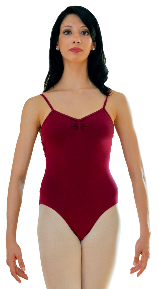Body da donna Medora Wish Dance Shop in Cottonlycra nera, spalline sottili, microfibra, pettorina antisudore, danza classica.