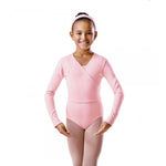 Carica immagine nella Galleria, Silvya (RD) - Scaldacuore Incrociatino in Morbido Cotone Lycra Bielastico Manica Lunga Bambina
